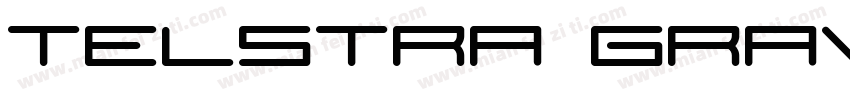 Telstra Gravur Bold字体转换